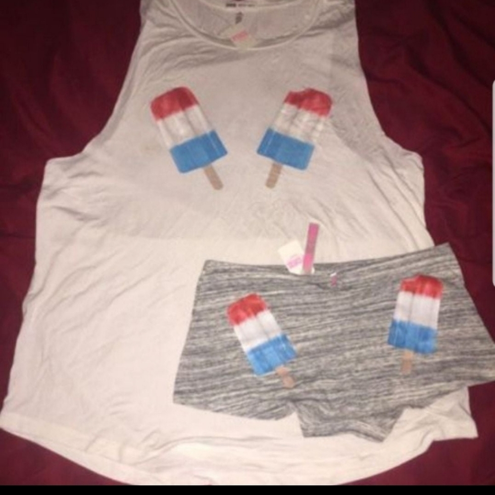 Vs Victoria's secret pink shirt